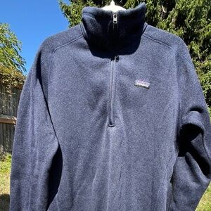 Patagonia Men's Better Sweater 1/4-Zip Fleece XL Navy
